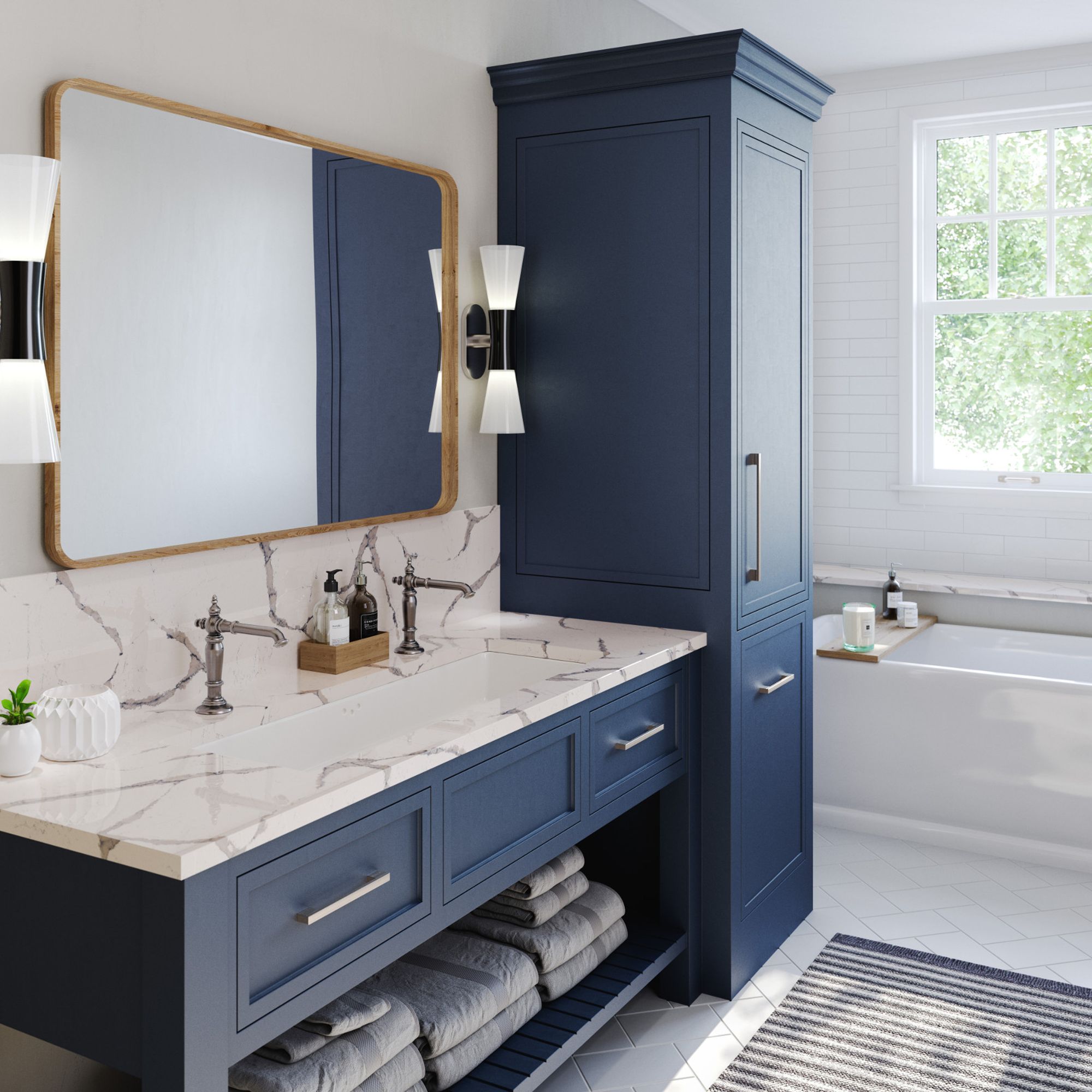Bathroom vanities & washbasin | Floor to Ceiling Freeport