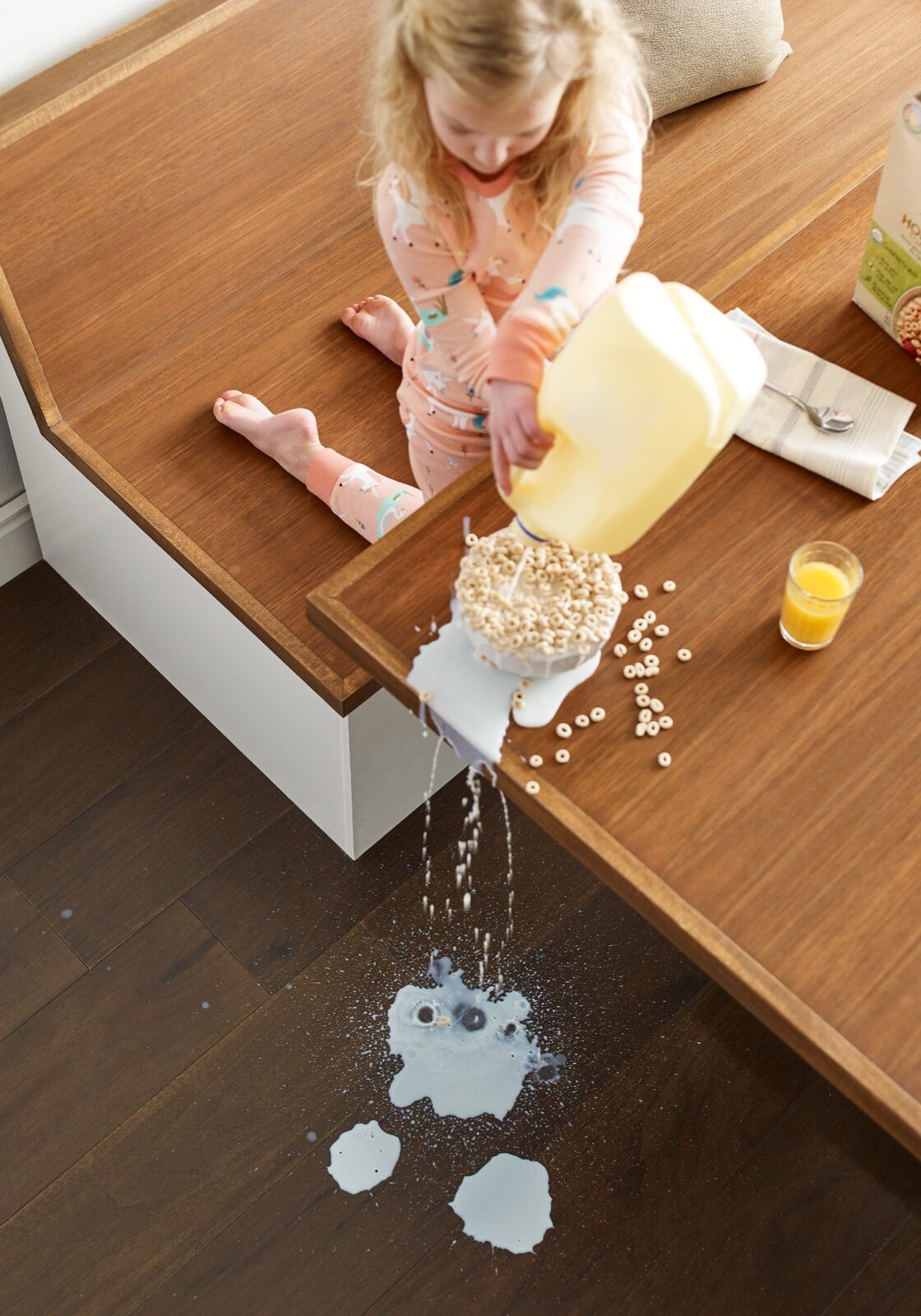 Milk spill cleaning | Floor to Ceiling Freeport